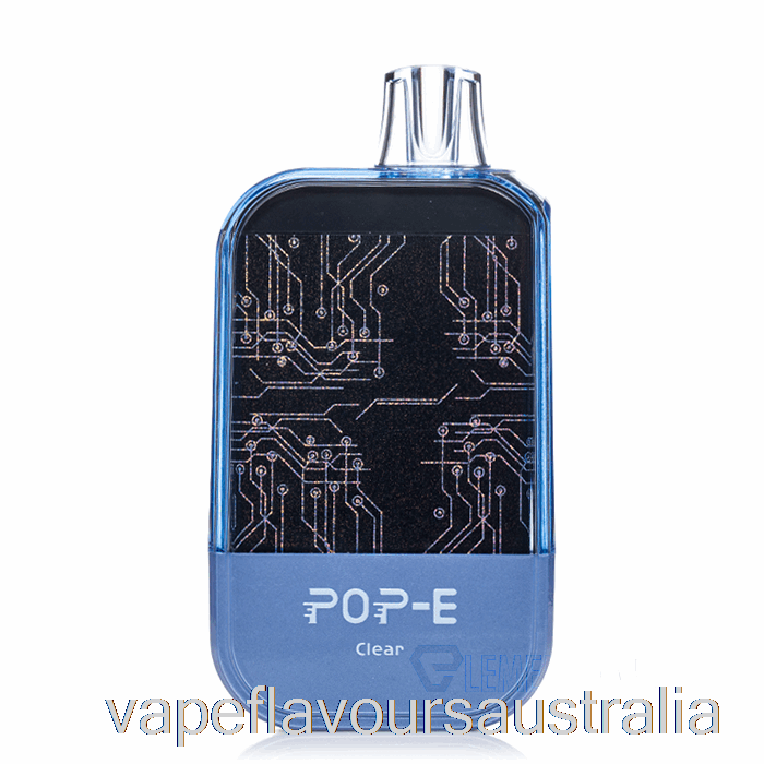 Vape Nicotine Australia Pop-E 10000 Disposable Clear